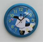Wall Clock Childrens Kids Animal giraffe cow Design Bedroom Play Room Time 10